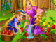 Anne Rapunzel Bahçe Bakımı