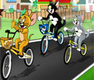 Bisikletli Tom ve Jerry