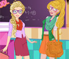 Elsa ve Aurora Lisede