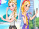 Elsa ve Rapunzel Snapchat Yarışı