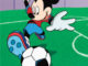 Futbolcu Mickey Mouse