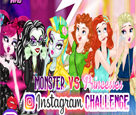 Monster High ve Prensesler İnstagramda
