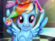 Rainbow Dash Gerçek Saç Kesimi