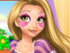 Rapunzel Yüz Boyama