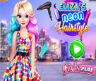 Elsa Neon Saçları